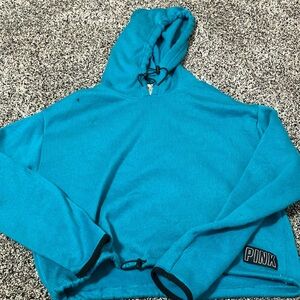 Blue hoodie
